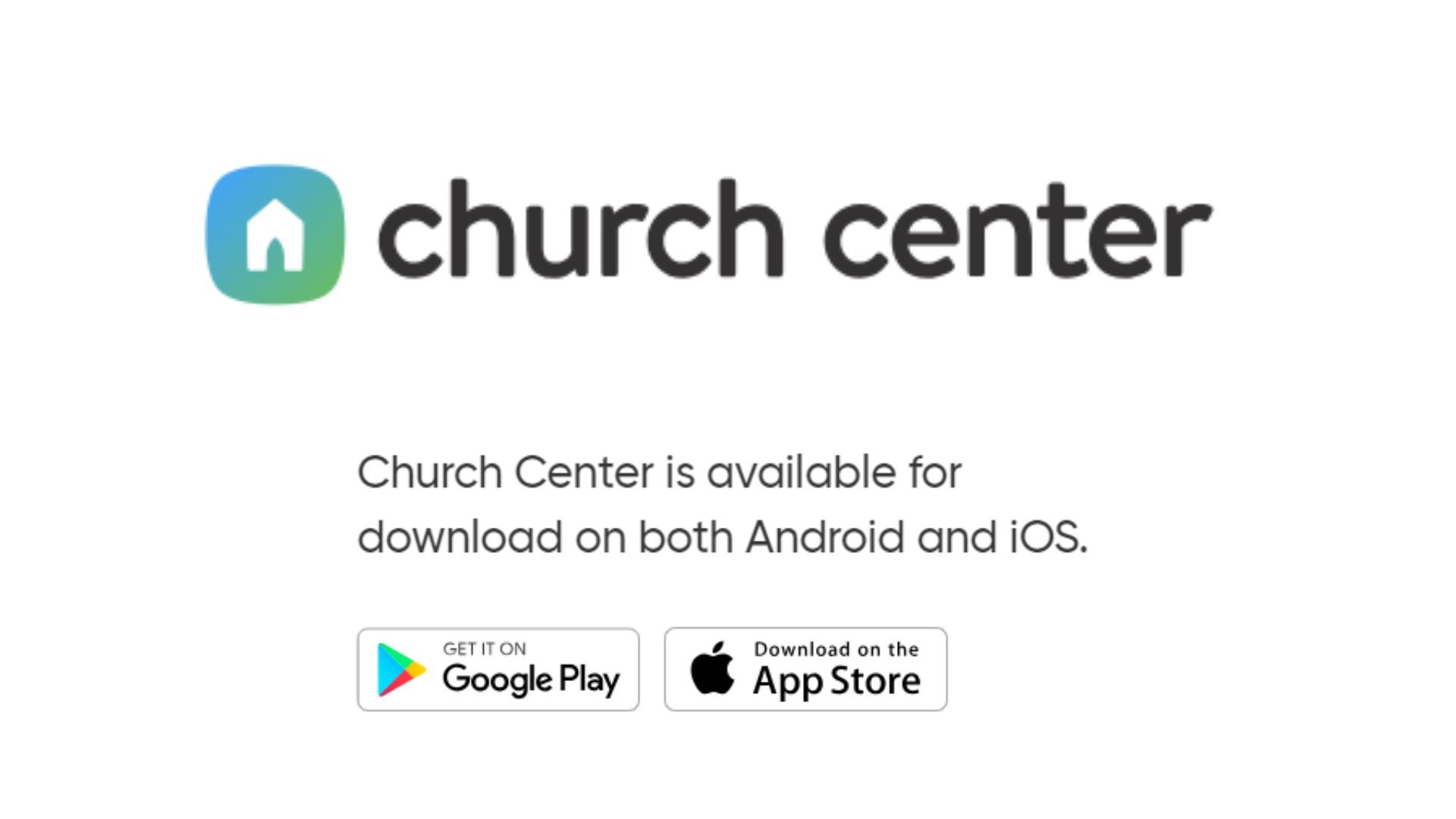 Church Center App